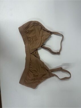 SKIMS Brown Seamless Scoop Bralette